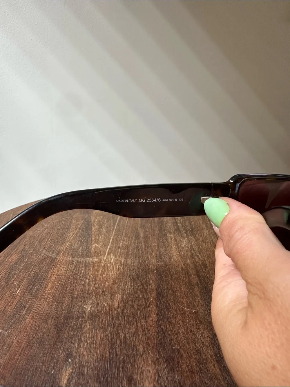 Vintage Gucci wrap sunglasses unisex GG 2564/SJA3 60016 1201